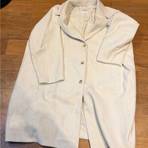 Elegant Cream Coat Old Navy 4x